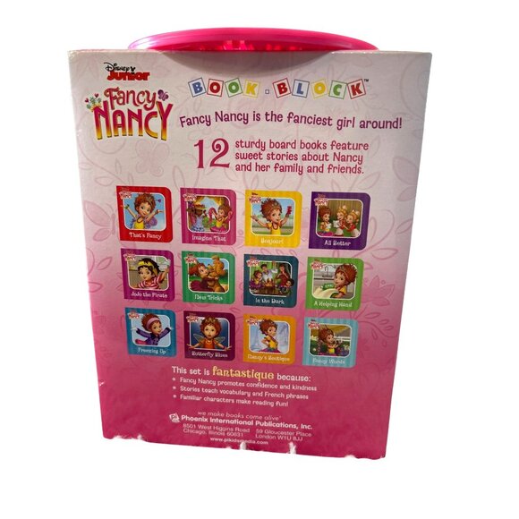 Disney Junior Kids Books Fancy Nancy 12 Little Books Hardcover in Carrying Case - Picture 8 of 8